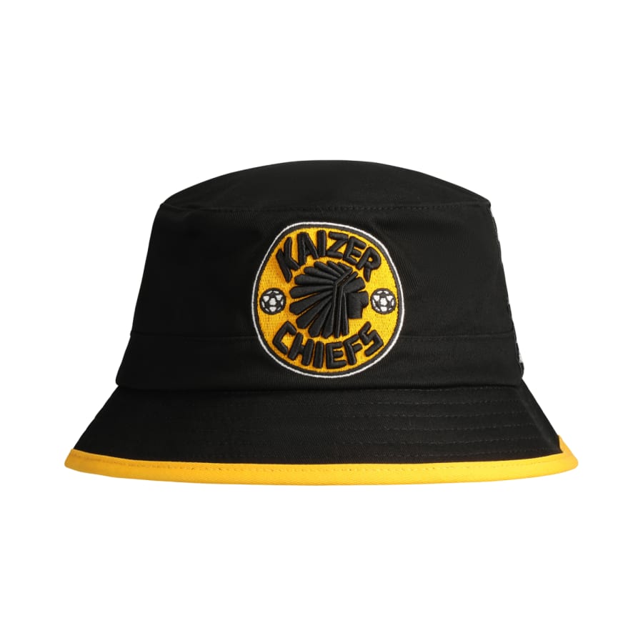 Kappa Kaizer Chiefs Unisex Kash Twill Bucket Hat In Black