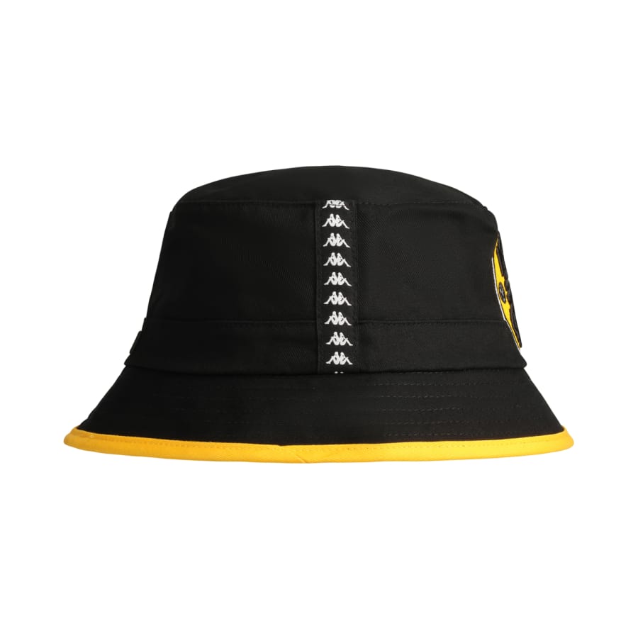 Kappa Kaizer Chiefs Unisex Kash Twill Bucket Hat In Black