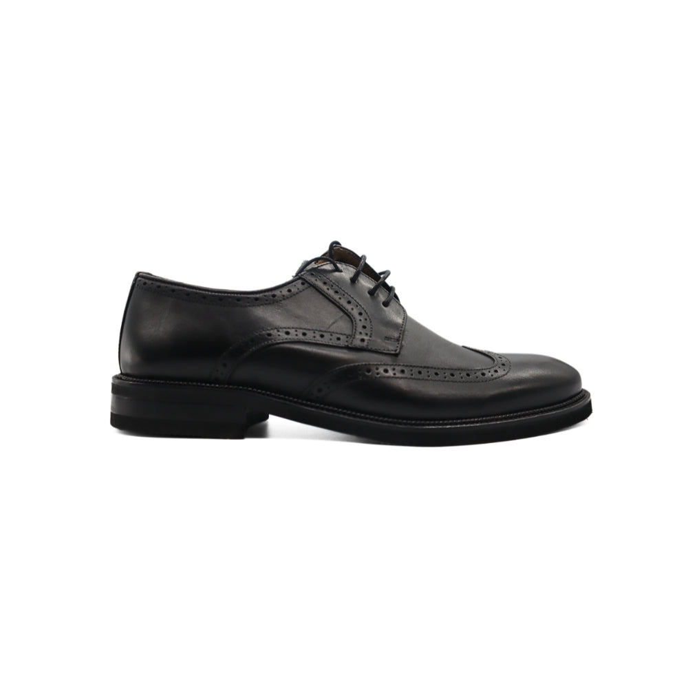 Zerga Burgas Leather Shoe Black