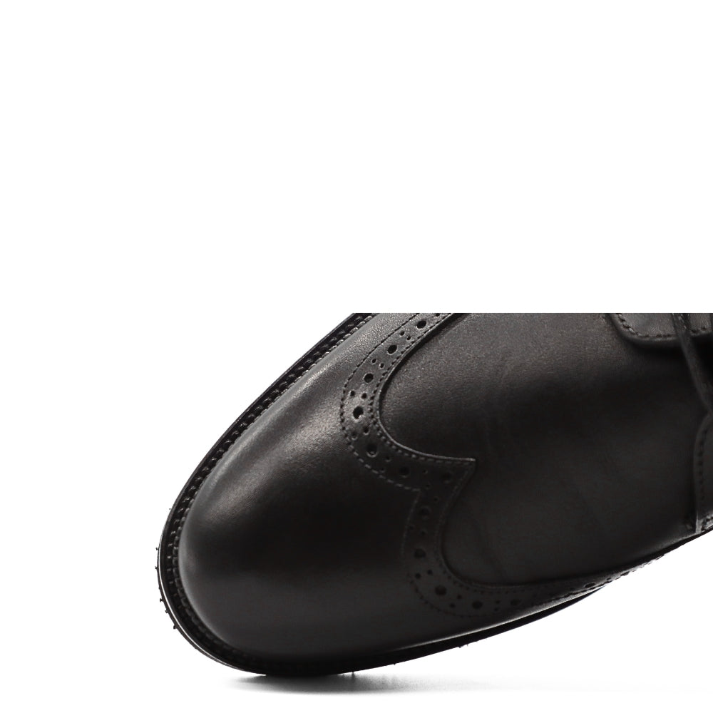 Zerga Burgas Leather Shoe Black