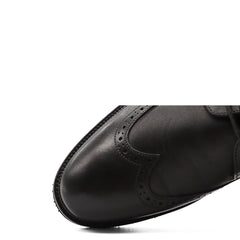 Zerga Burgas Leather Shoe Black