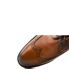 Zerga Burgas Leather Shoe Tan