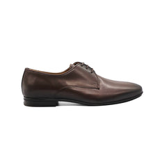 Zerga 3-Lace Leather Shoe  Brown
