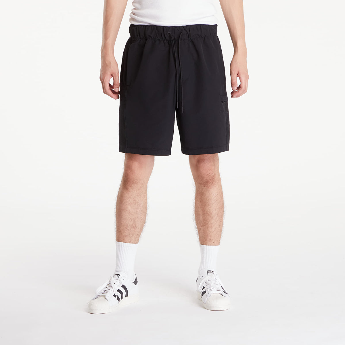 Calvin Klein Technical Grid Short In Black