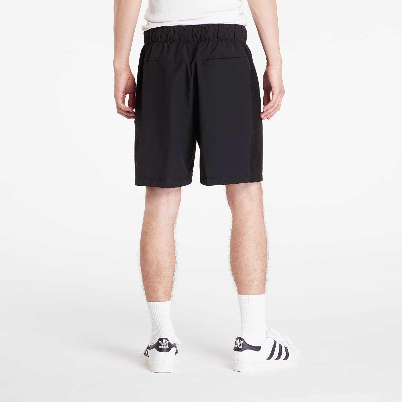 Calvin Klein Technical Grid Short In Black