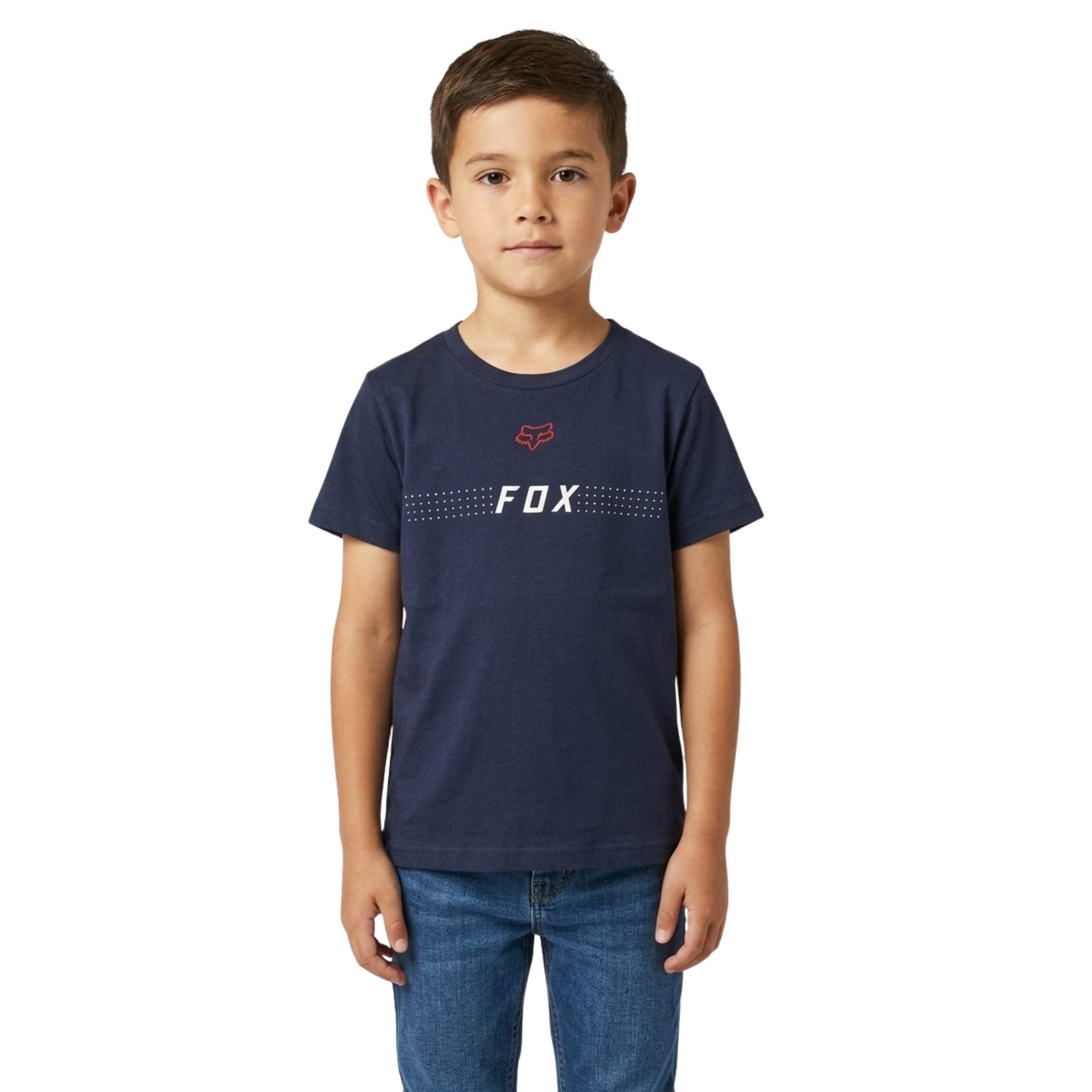 Fox Boys Race Boys T-Shirt In Navy