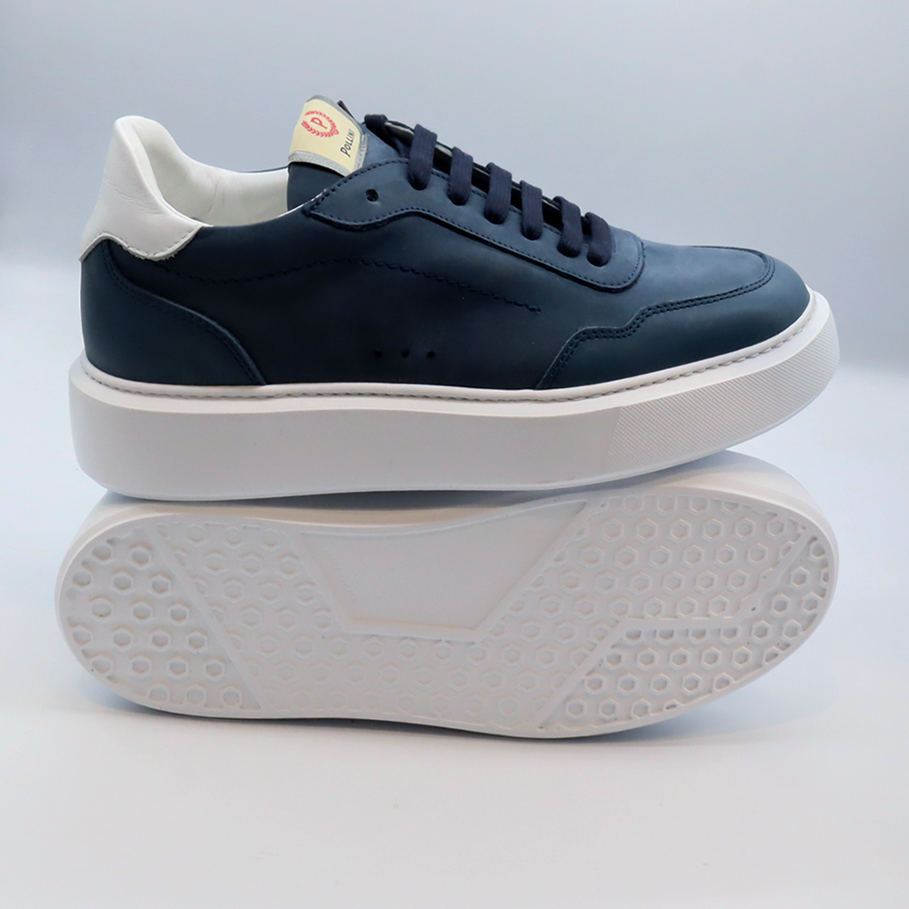 Pollini Sb15144G1Gul Sneaker Navy