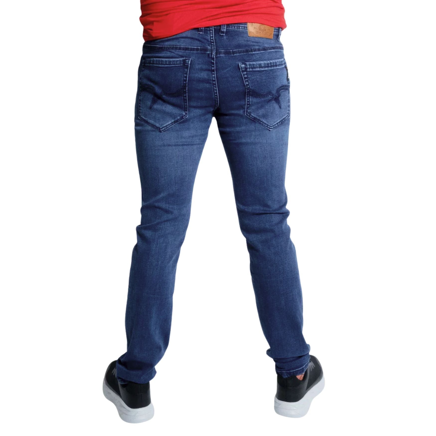 Soviet Mens Royce Slim Leg Jeans In Navy