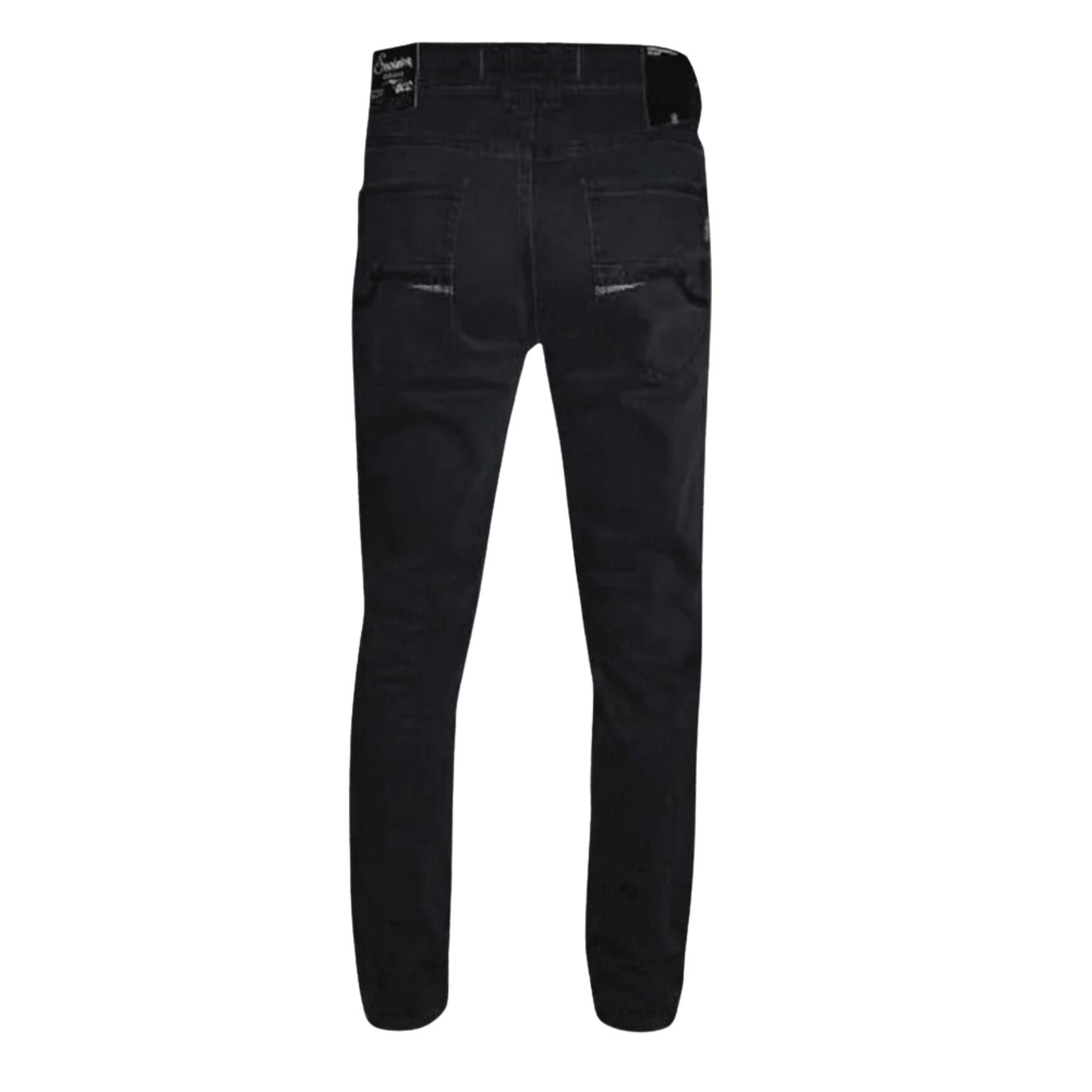 Soviet Mens Slim Leg Fashion Jeans In Black