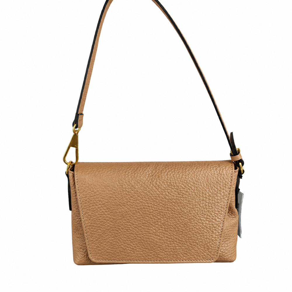 Gianni Chiarini Brooke Shoulder Bag In Beaver