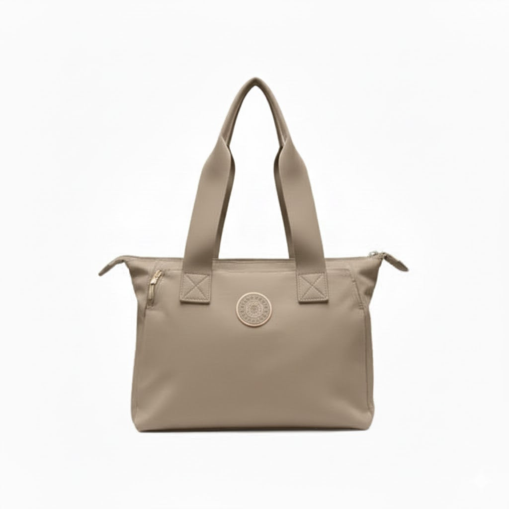 Free Spirit Multi Pocket Mama Bag In Sand