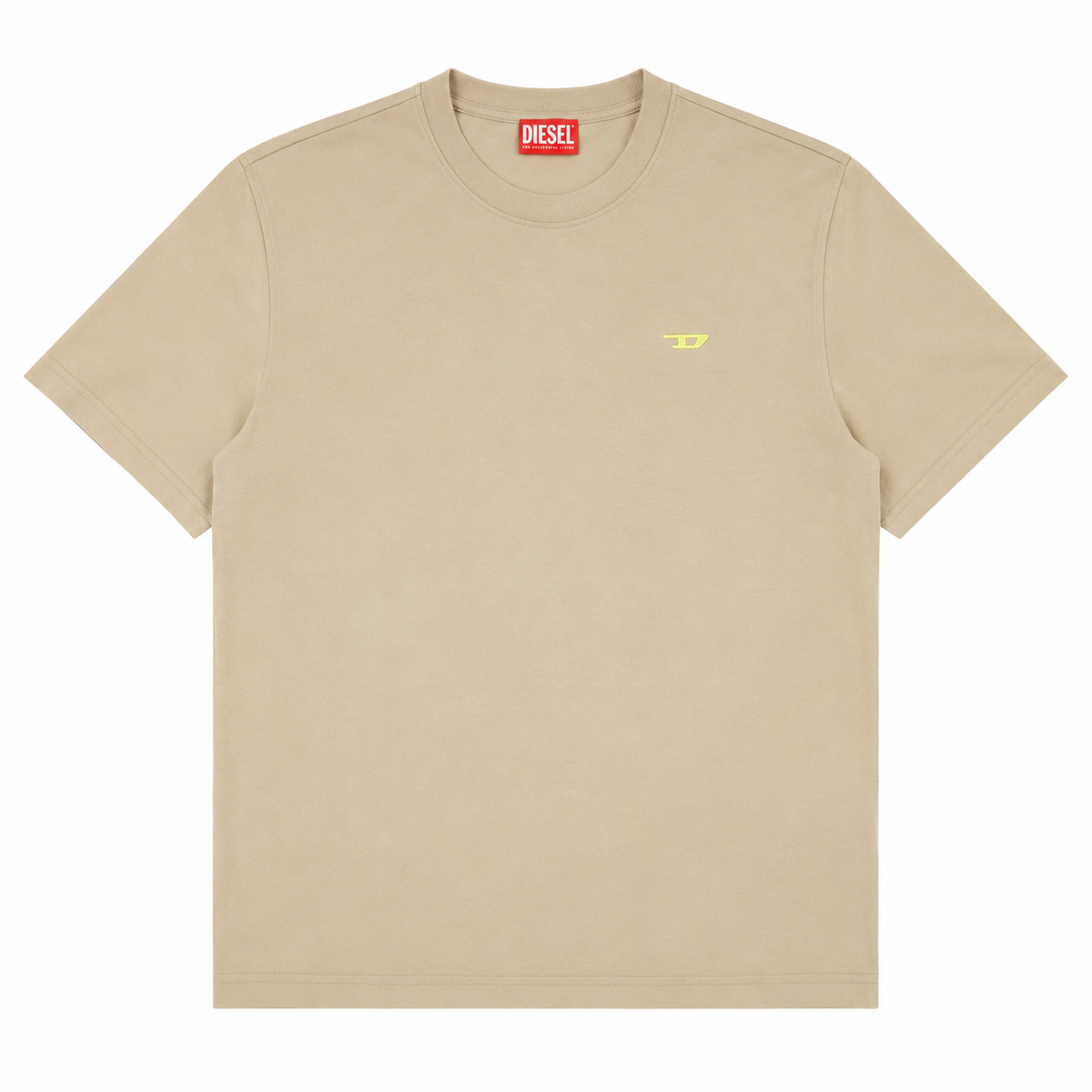 Diesel Mens M-T-Just T-Shirt In Beige
