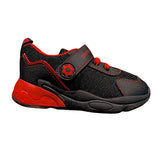 Pierre Cardin Boys Elliot Light Up Sneakers In Black & Red