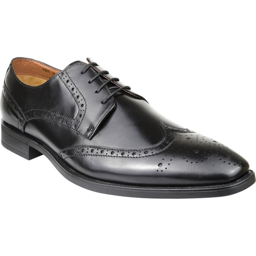 Florsheim Mens Tribute Leather Formal Shoes In Black