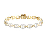 Bond Of Love Full Diamond Link Bracelet