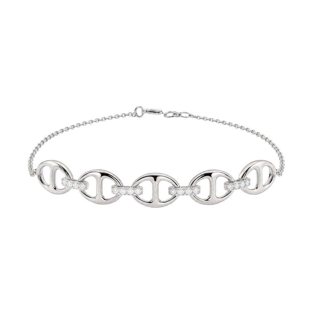 Bond Of Love Diamond Link Bracelet