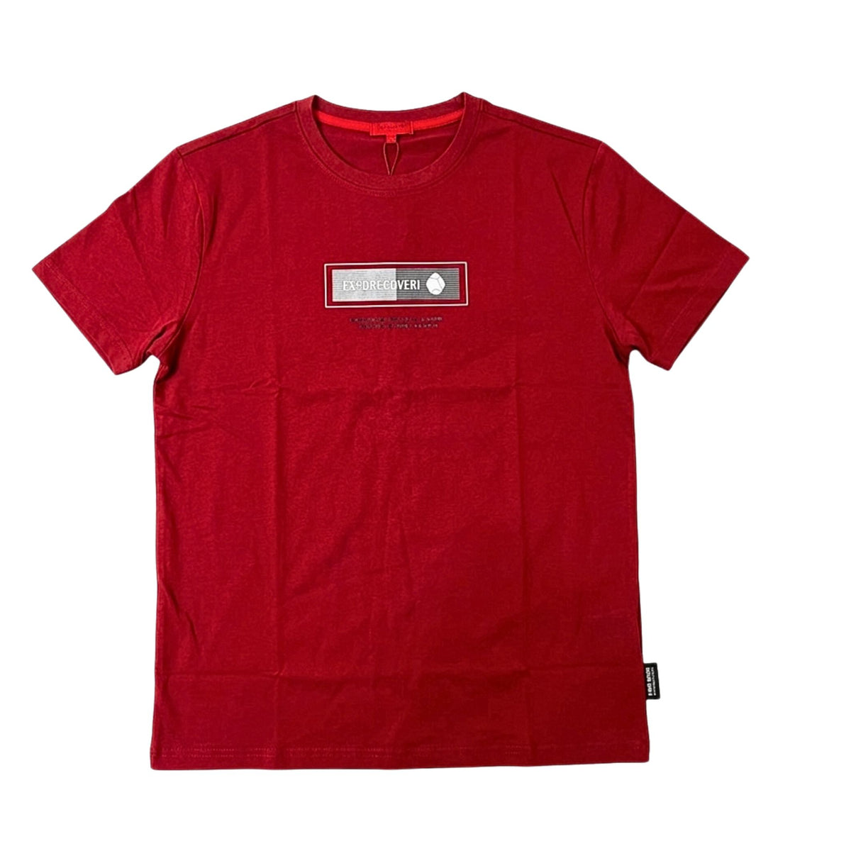 Enrico Coveri Silver Logo T-Shirt In Red