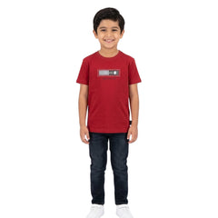 Enrico Coveri Silver Logo T-Shirt In Red