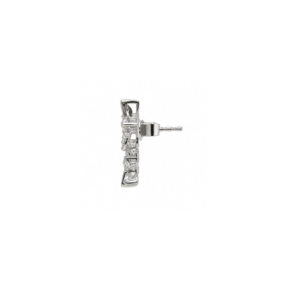 Posy Sapphire & Diamond Double Flower Earrings