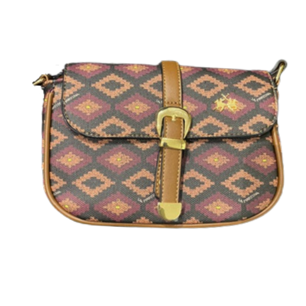 La Martina Clara Crossbody Bag In Brown