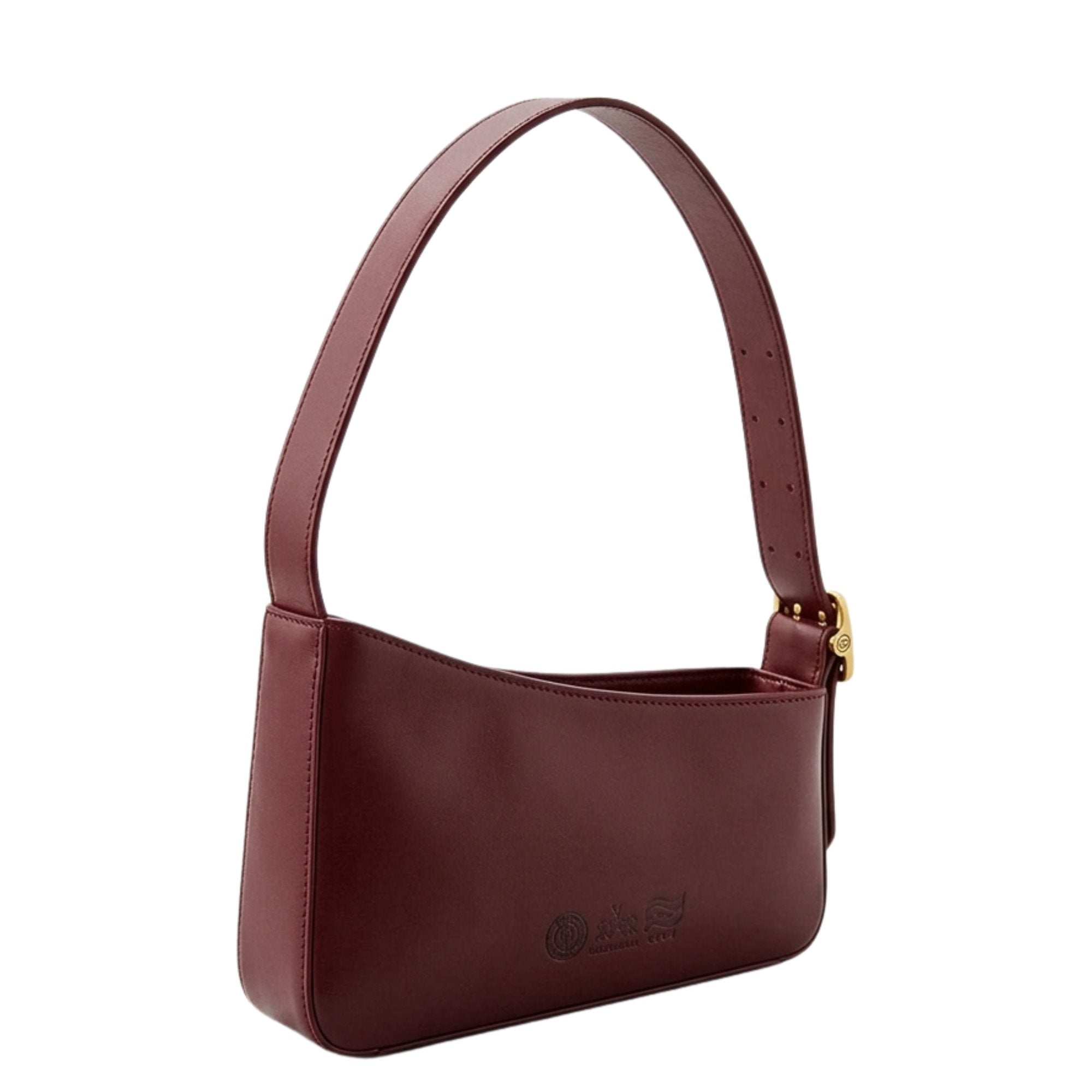 La Martina Heritage Shoulder Bag In Burgundy