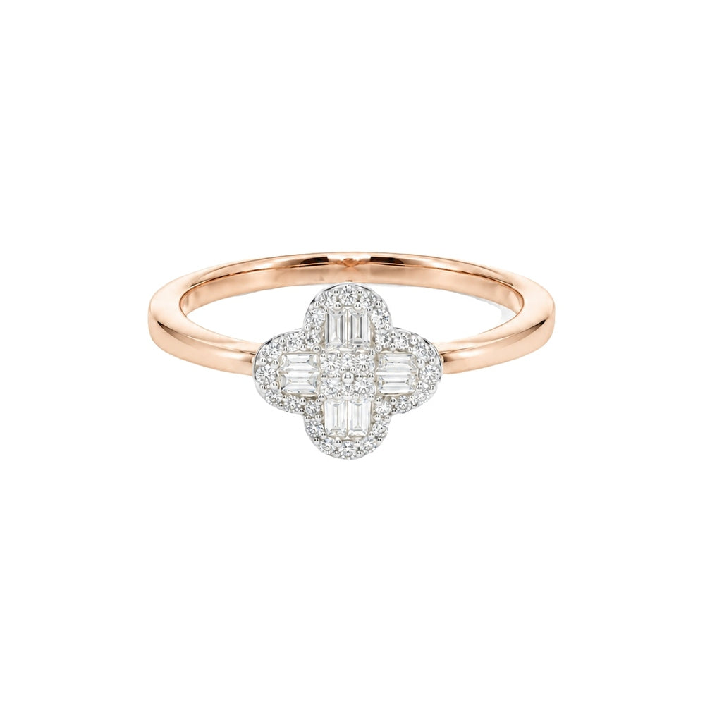 Clover Diamond Ring