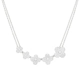 Clover Diamond Graduating Necklace