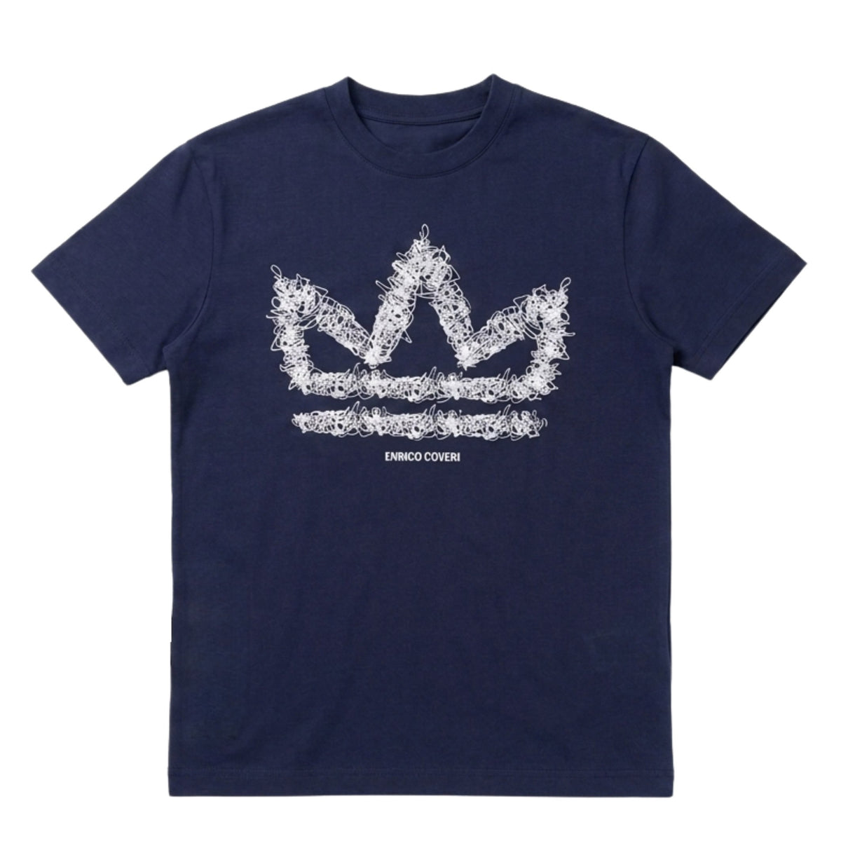 Enrico Coveri Mens 009 T-Shirt In Navy