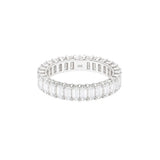 Emerald Full Eternity Wedding Band