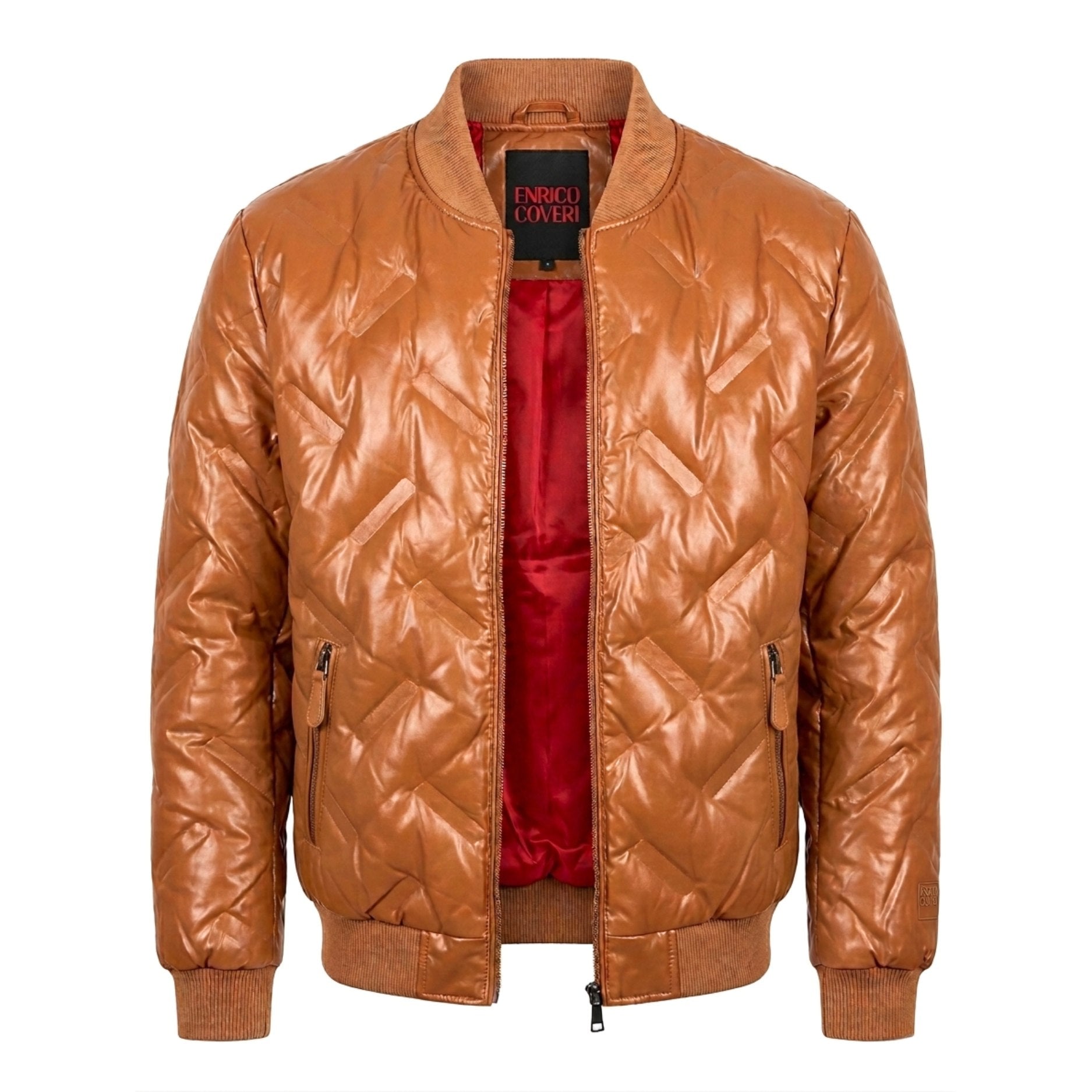 Enrico Coveri Mens Jacket In Brown