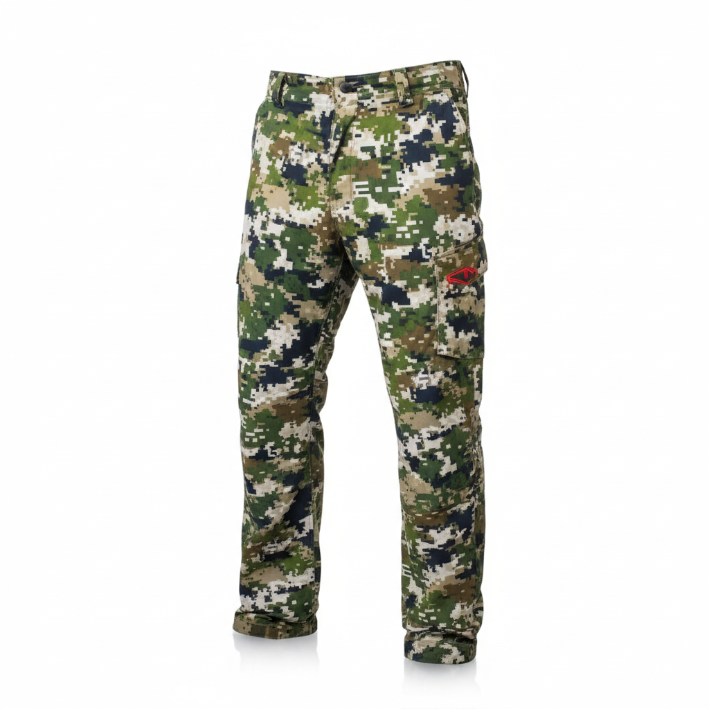 Sniper Mens Flex Combat Trousers In Pixelate Camo