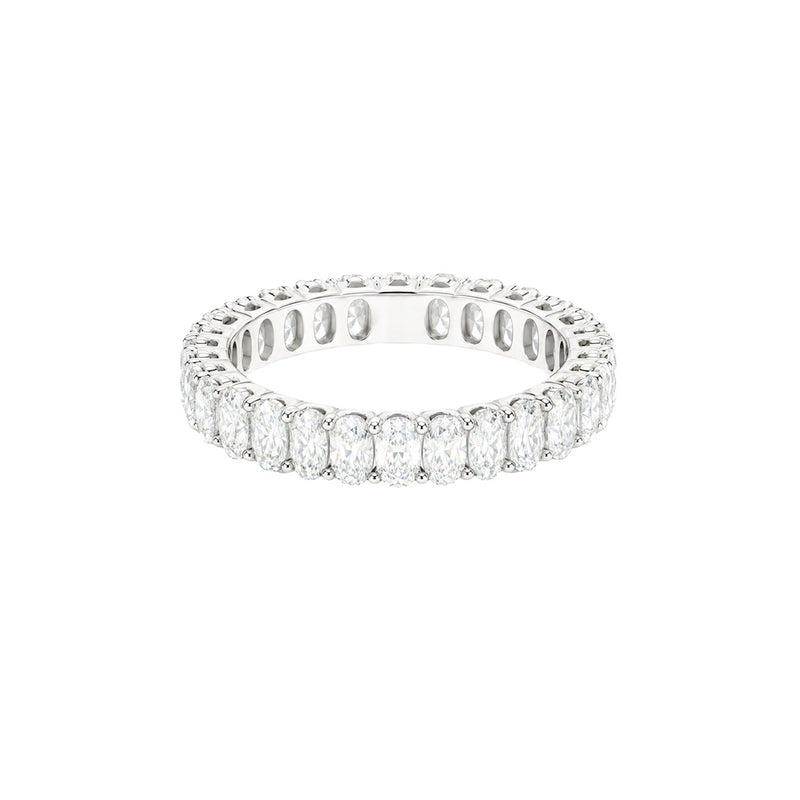 Oval Full Eternity Wedding Band