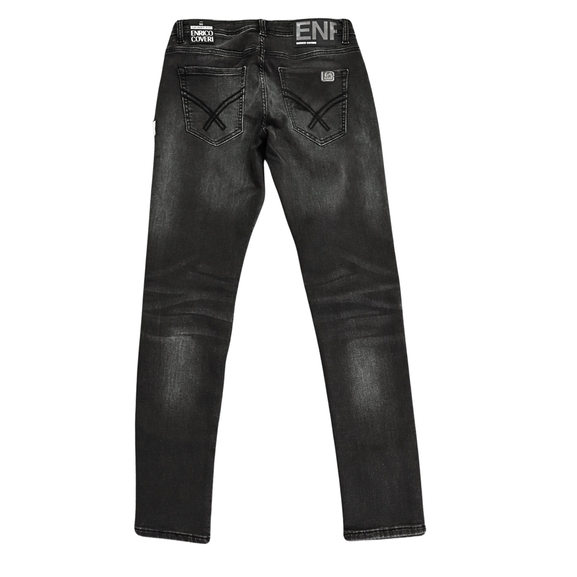 Enrico Coveri Mens Chris Jeans In Black