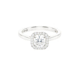 0.50ct Round Halo Engagement Ring