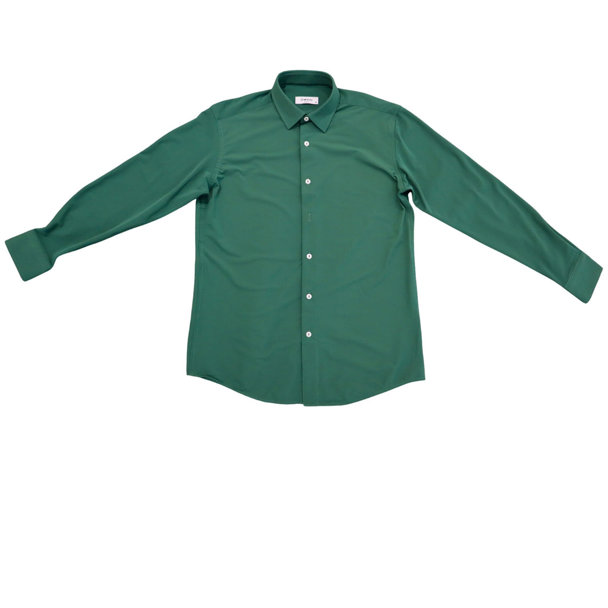 Owen Mens Long Sleeve Shirt In Green