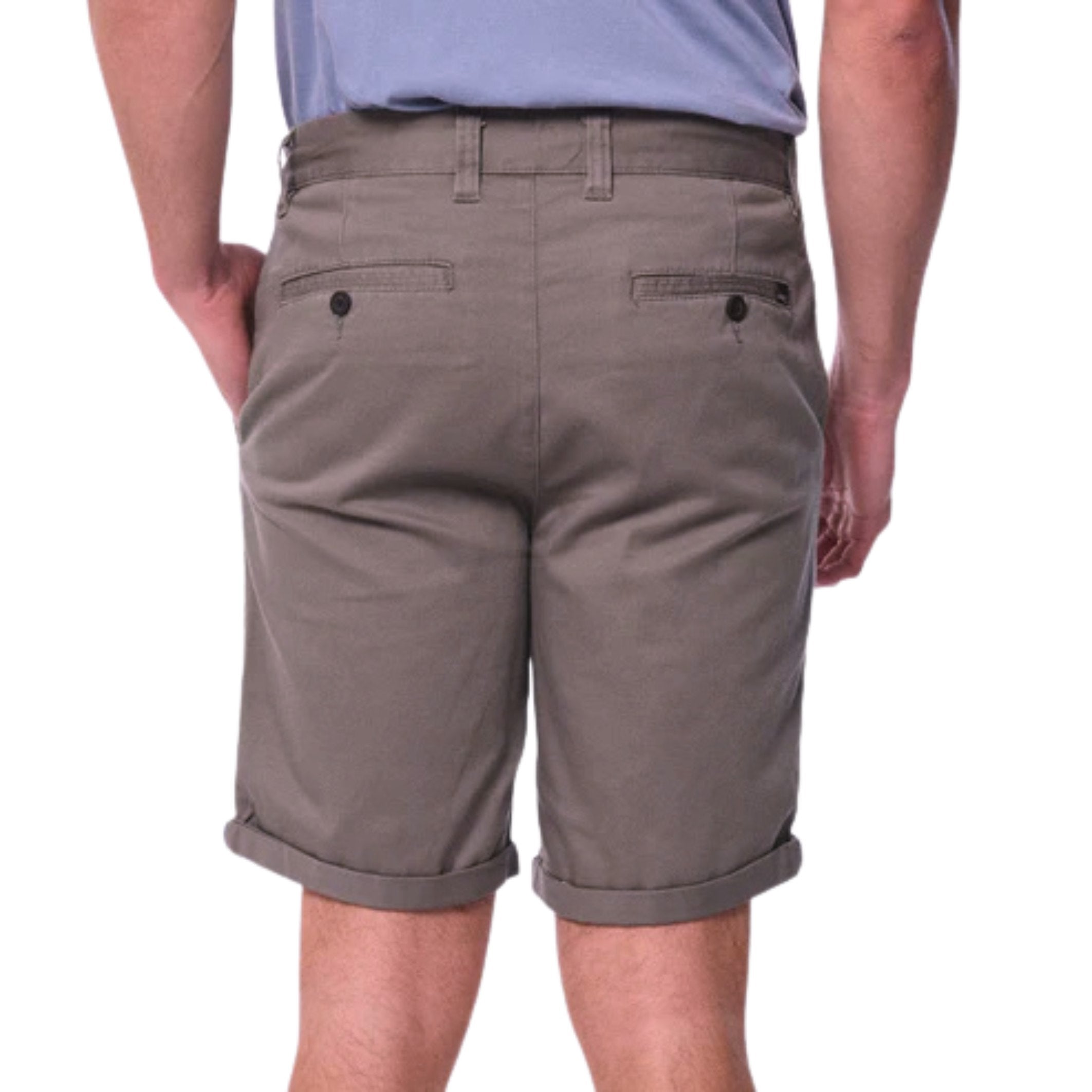 Jeep Mens Hudson Chino Shorts In Taupe