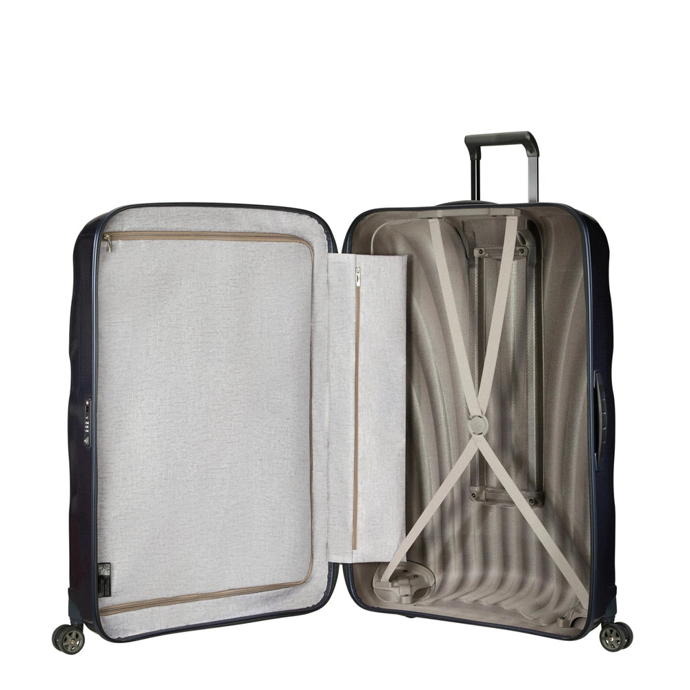 Samsonite C Lite Spinner Trolley Bag In Midnight Blue