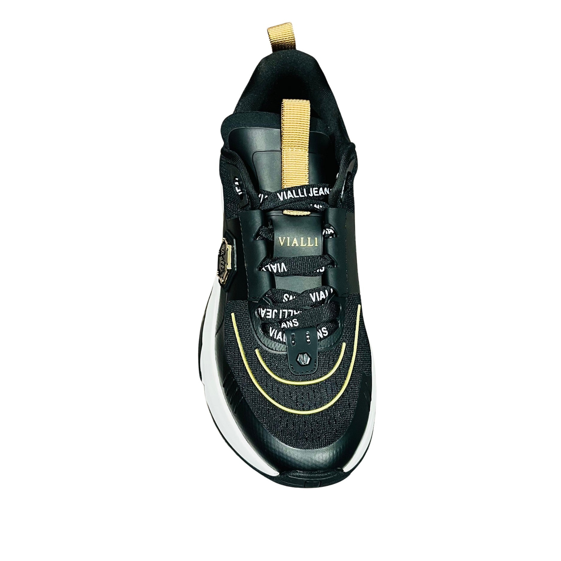 Vialli Mens Ogeci Sneakers For Men In Black