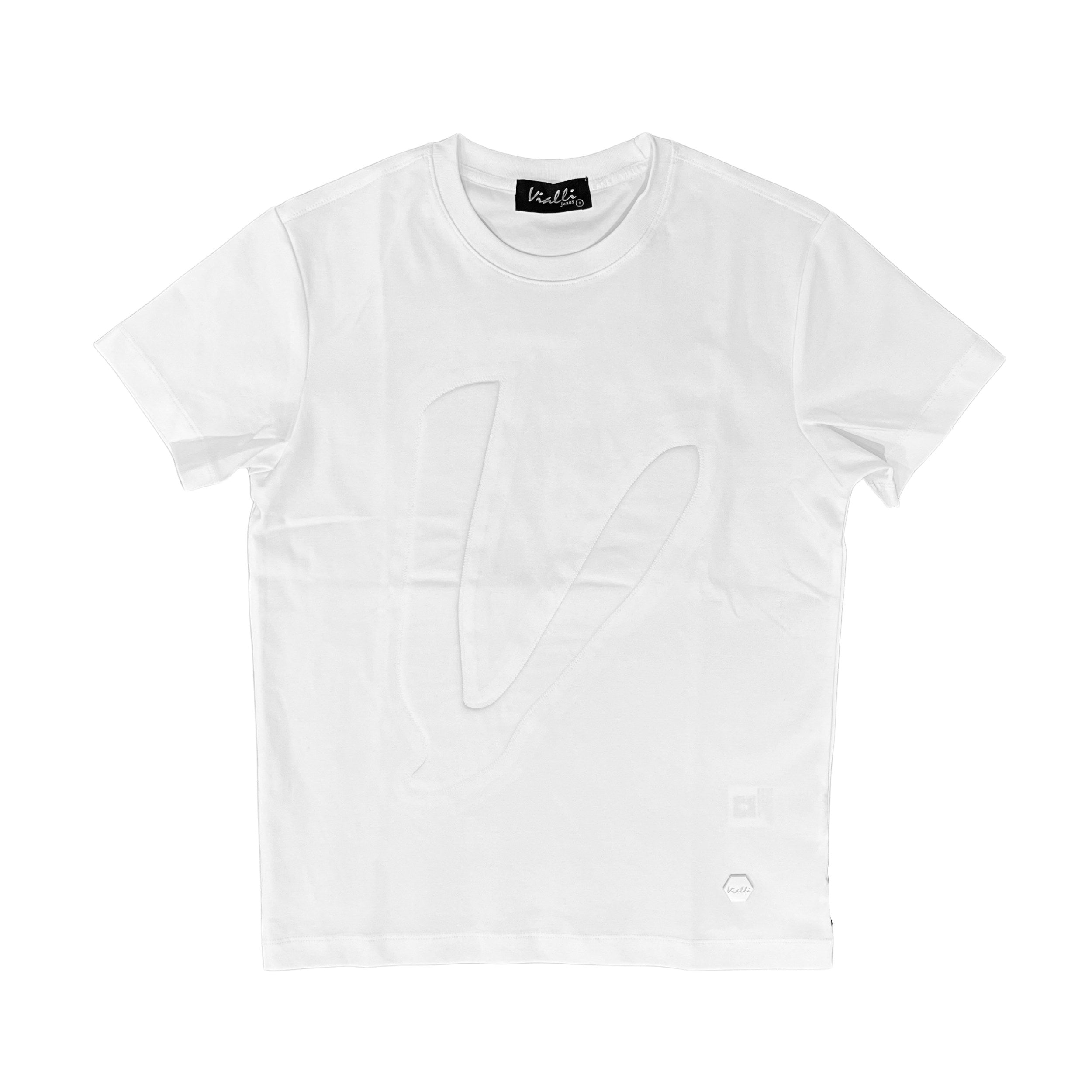 Vialli Mens Lamaki T-Shirt In White
