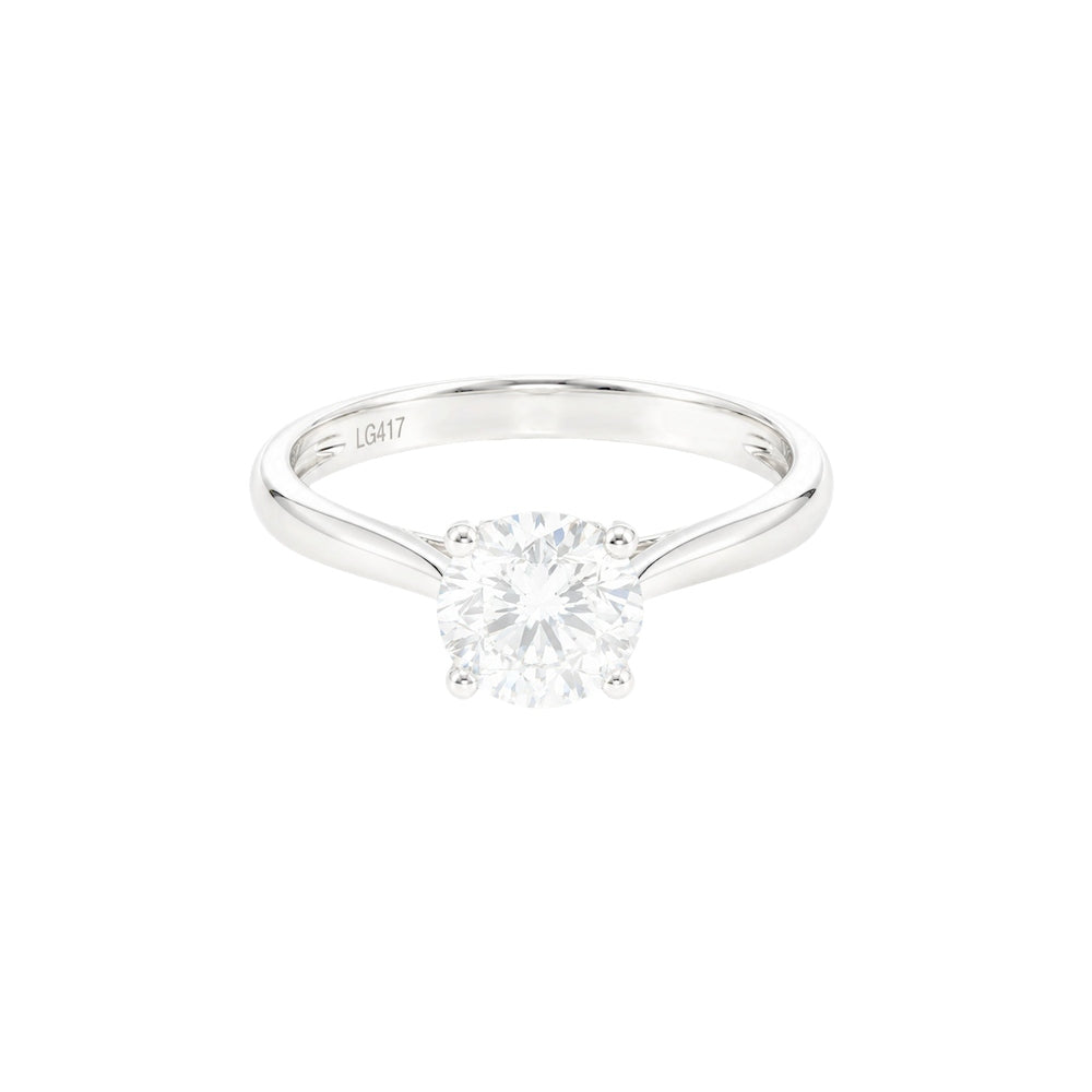 1.00ct Round Solitaire Engagement Ring
