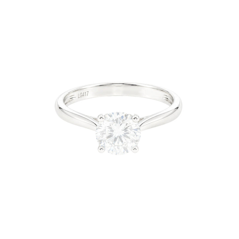 1.00ct Round Solitaire Engagement Ring