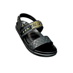 Pure Premium Sole Sandals For Men In Black