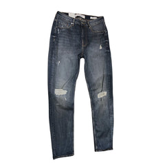 Guess Mens Tapered Jeans In Medium Wash