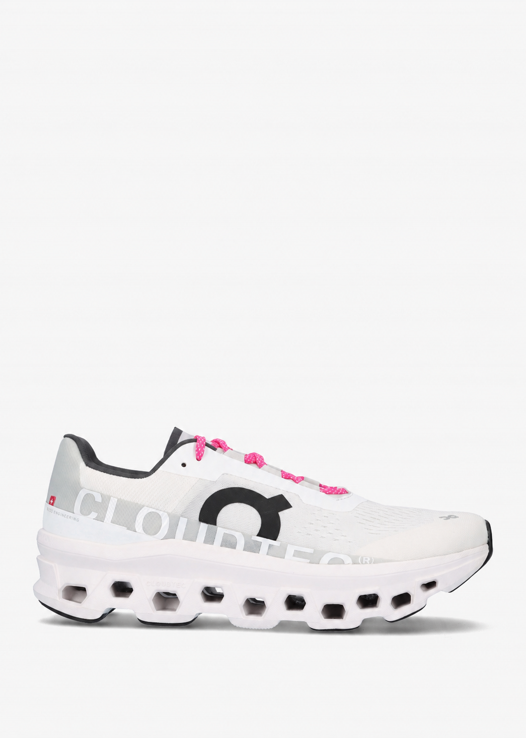 On Mens Cloudmonster Exclusive Shoes In White