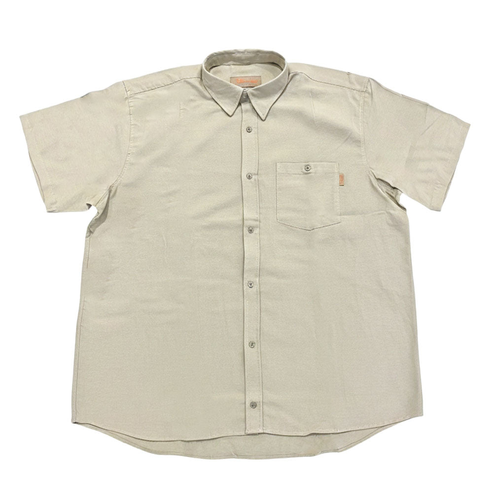 Sterling Mens Oxford Check Shirt Twinpack In Beige