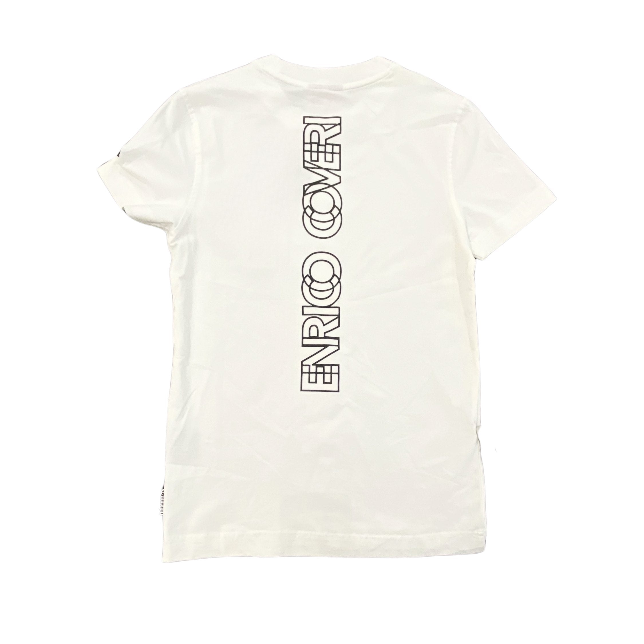 Enrico Coveri Mens 65 T-Shirt In Off White