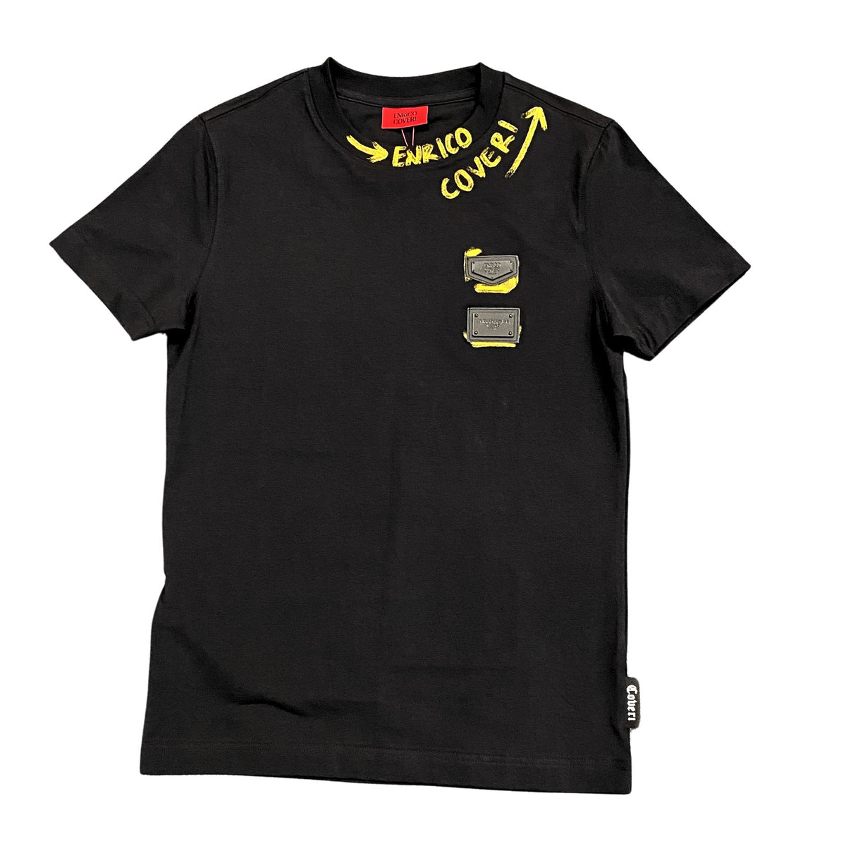 Enrico Coveri Mens 104 T-shirt In Black