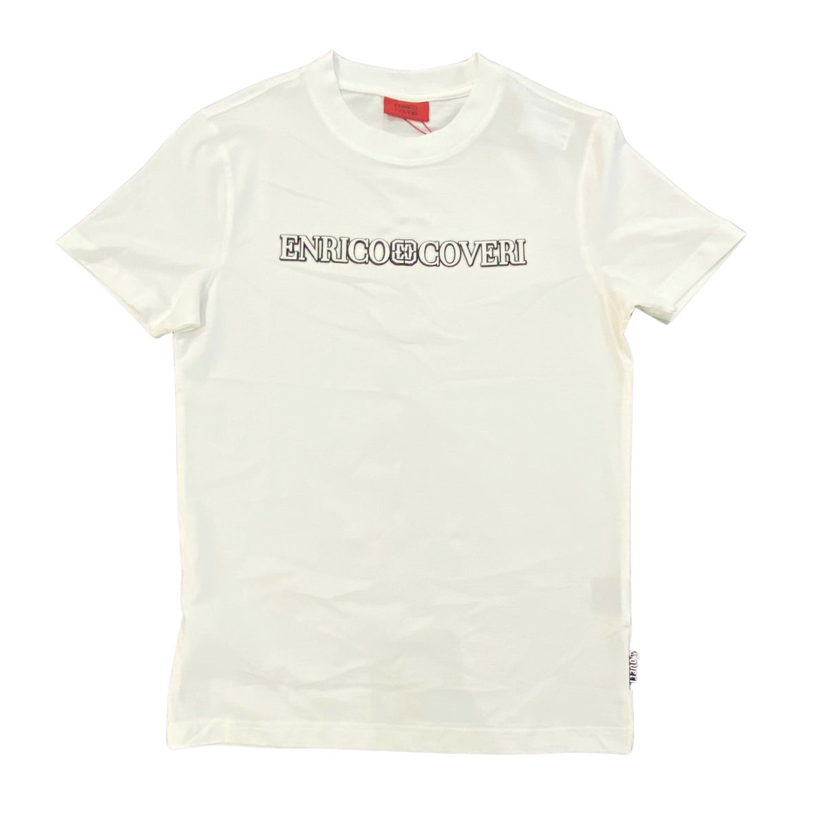 Enrico Coveri Mens 301 T-Shirt In Off White
