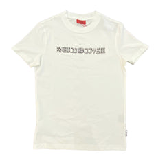 Enrico Coveri Mens 301 T-Shirt In Off White