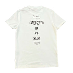 Enrico Coveri Mens 301 T-Shirt In Off White